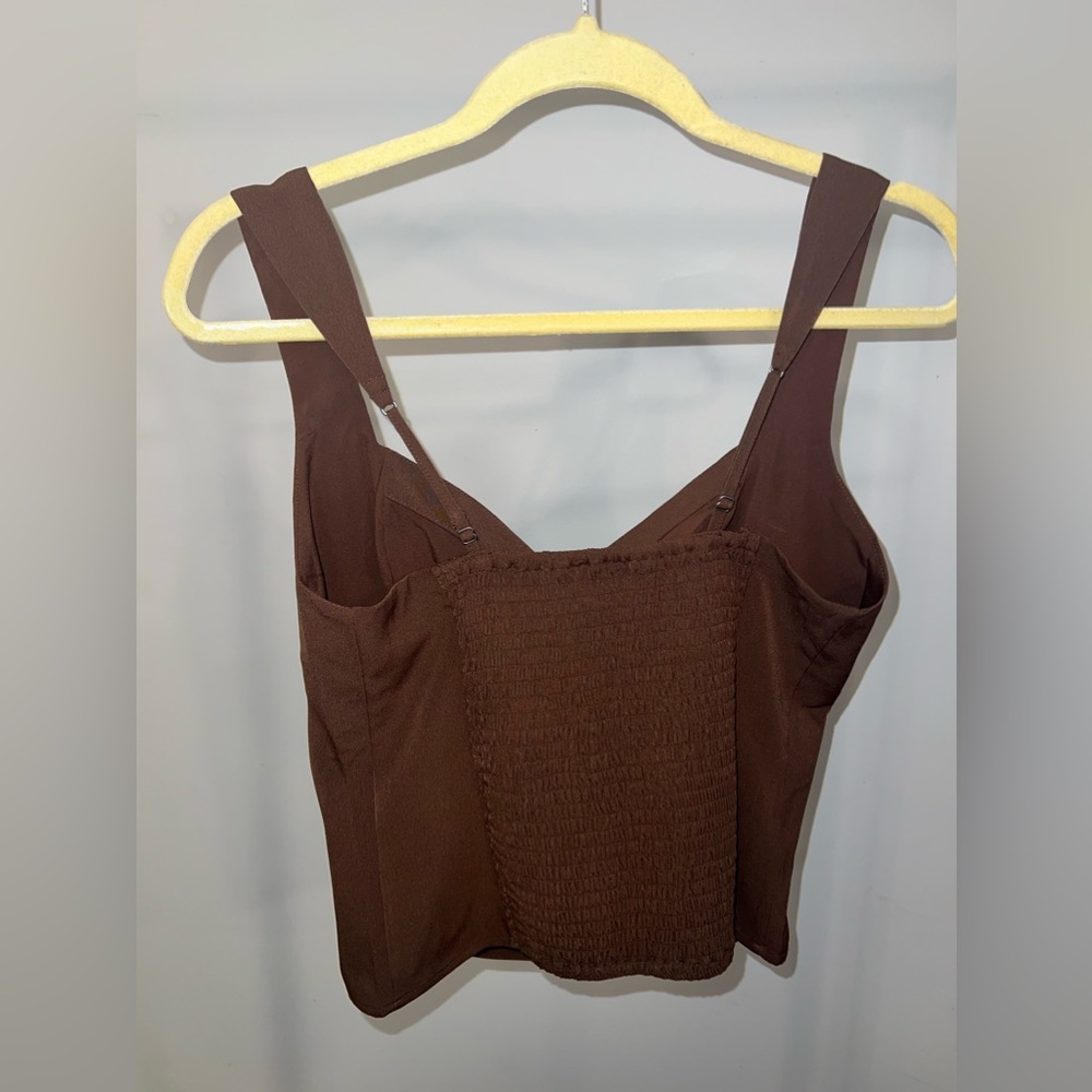 Abercrombie & Fitch Brown Corset Tank Top - Picture 7 of 7